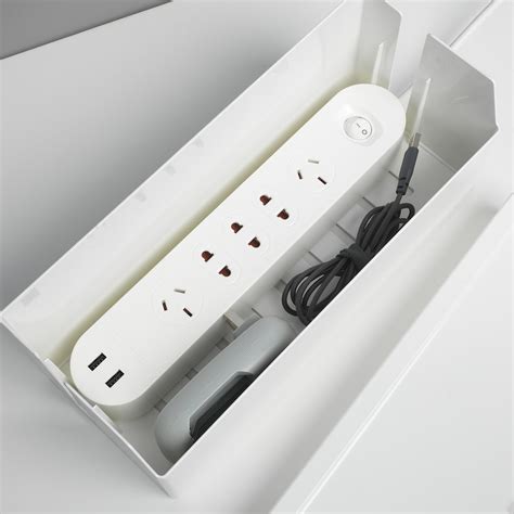 metal cable management box|cable management box ikea.